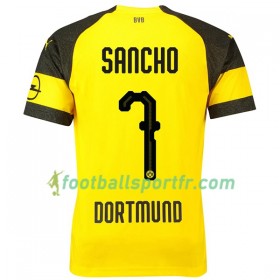 Tenue Borussia Dortmund Sancho 7 Domicile 2018-2019 Maillot de Foot